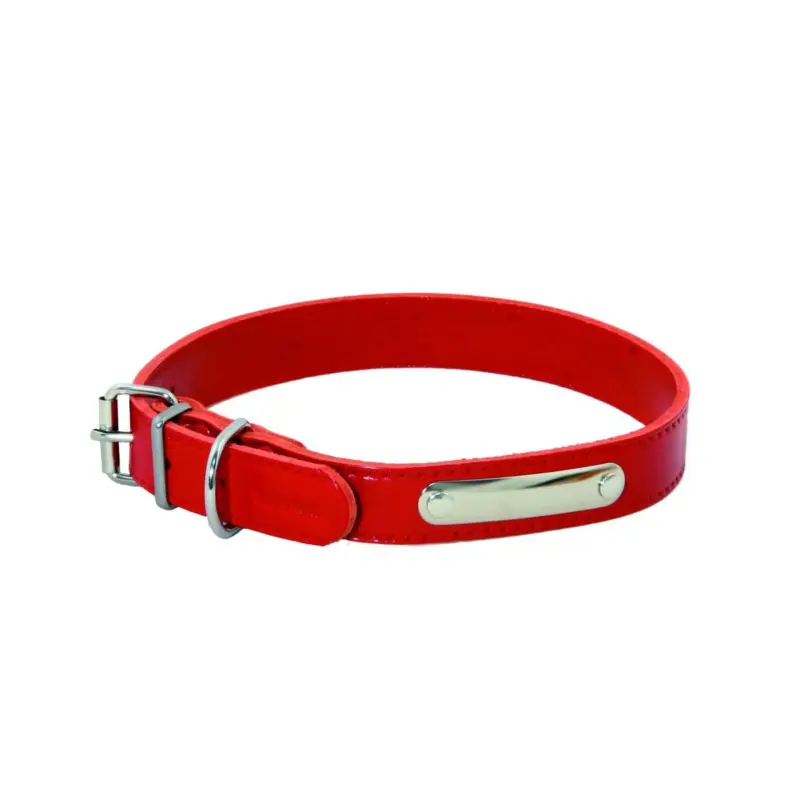 Prix Cassé Collier rive Martin Sellier rouge 22-55cm pour chien