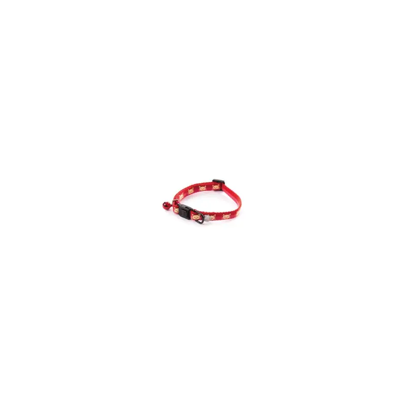 Collier moustache Martin Sellier rouge rose 10-20/30cm pour chat Meilleure Vente
