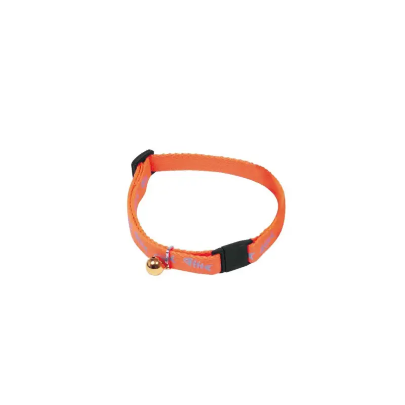 Affaire À Saisir Collier fluo fish Martin Sellier orange 10-25/35cm pour chat