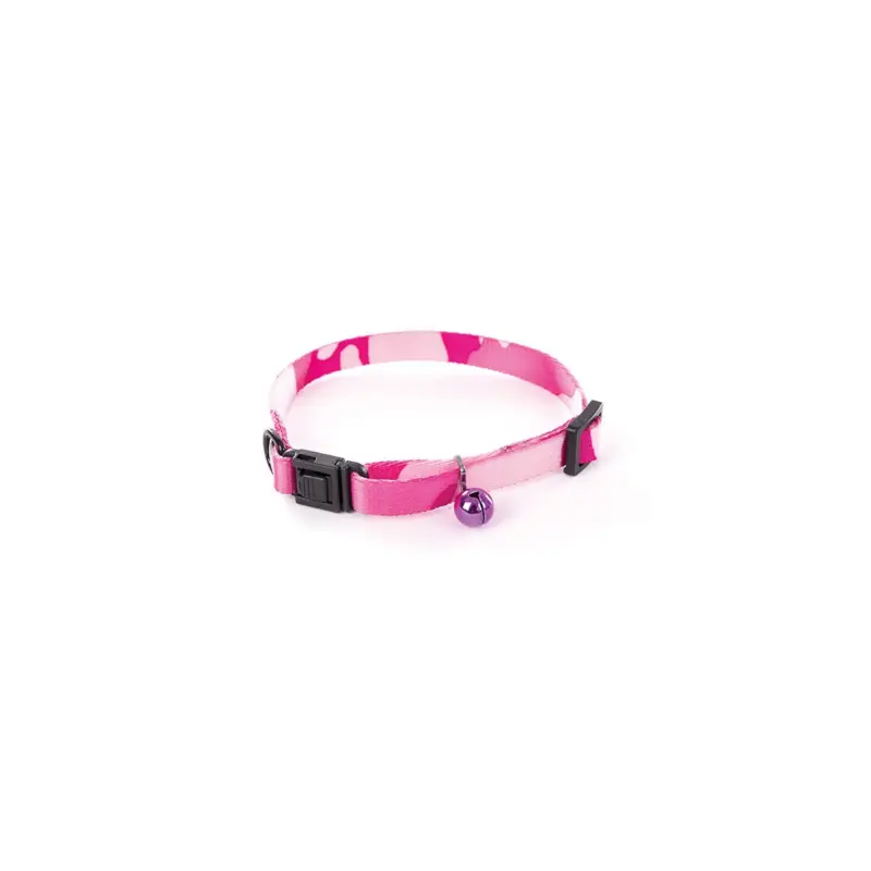 Acheter En Ligne Collier camouflage nylon Martin Sellier rose 10-20/30cm pour chat