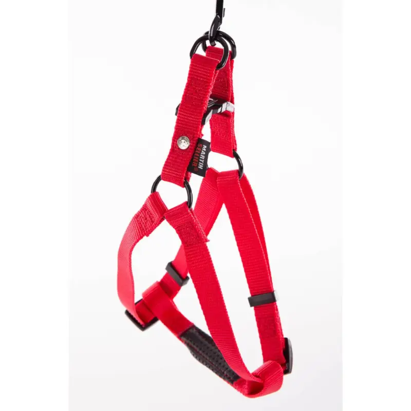 Prix Promo Harnais baudrier Martin Sellier rouge 25-70/90cm pour chien