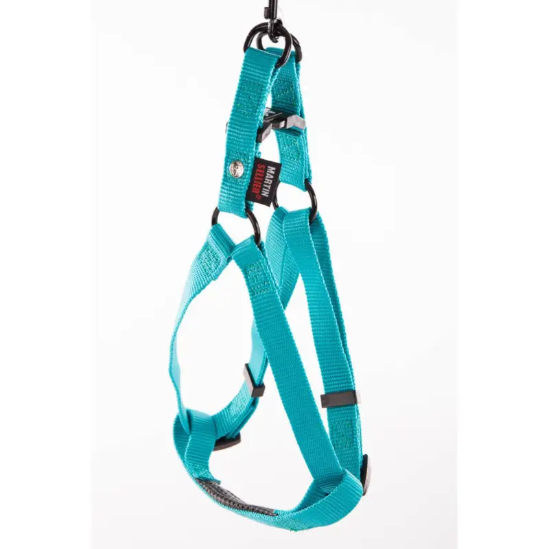 Prix Cassé Harnais baudrier Martin Sellier turquoise 40-90/110cm pour chien