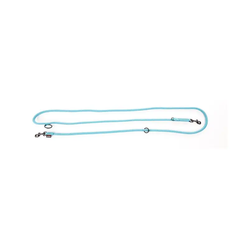 Prix Promo Laisse multi-position nylon rond Martin Sellier turquoise pour chien