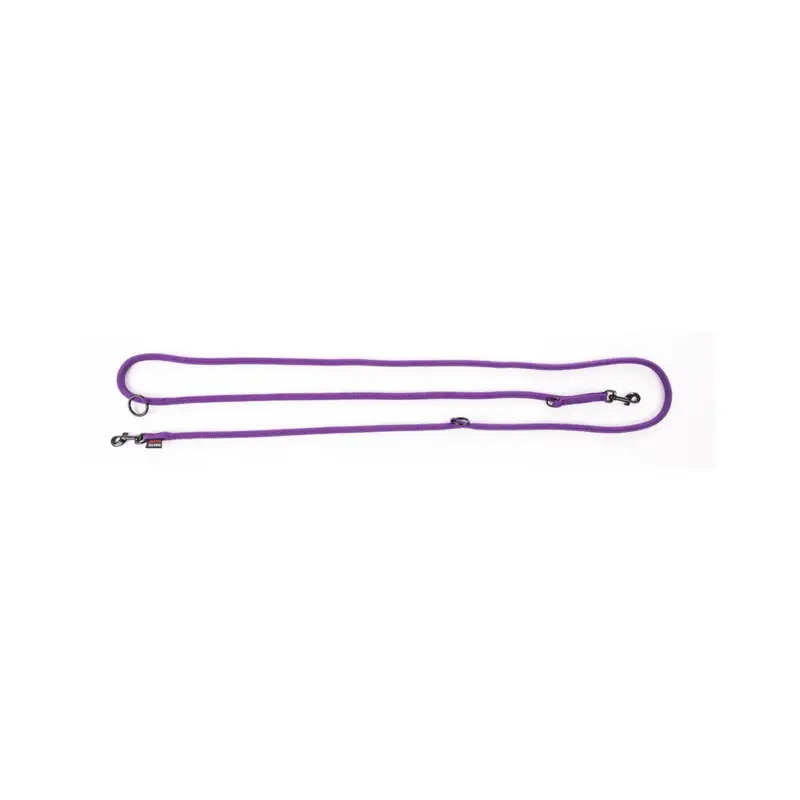 Acheter Direct Laisse multi-position Martin Sellier mauve nylon rond 9mmx200cm pour chien
