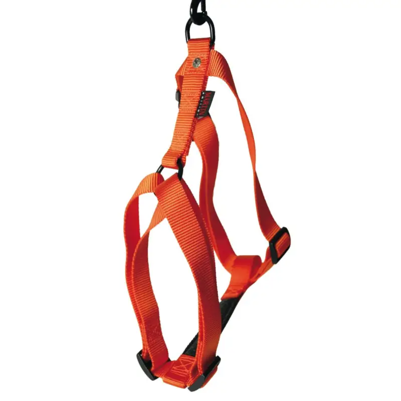 Produit De Marque Harnais nylon réglable Martin Sellier 40-90/110cm orange pour chien