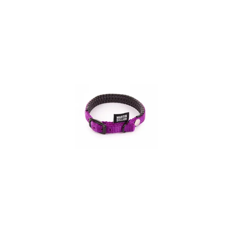 Retour Gratuit Collier confort Martin Sellier mauve 10-30cm pour chien