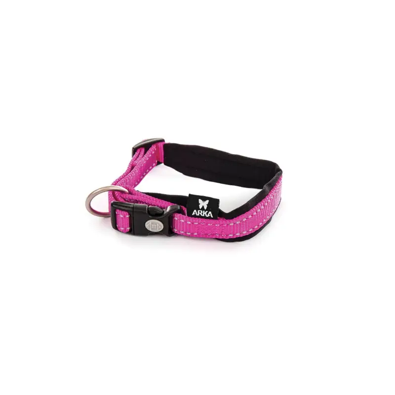 Seulement Aujourd&rsquo;hui Collier rose Martin Sellier Néo 15mm/30-35cm pour chien
