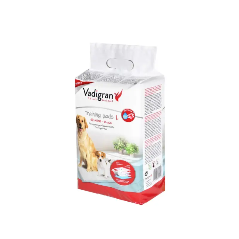 Populaire Tapis éducateur Vadigran 60x45cm 14pcs pour chien