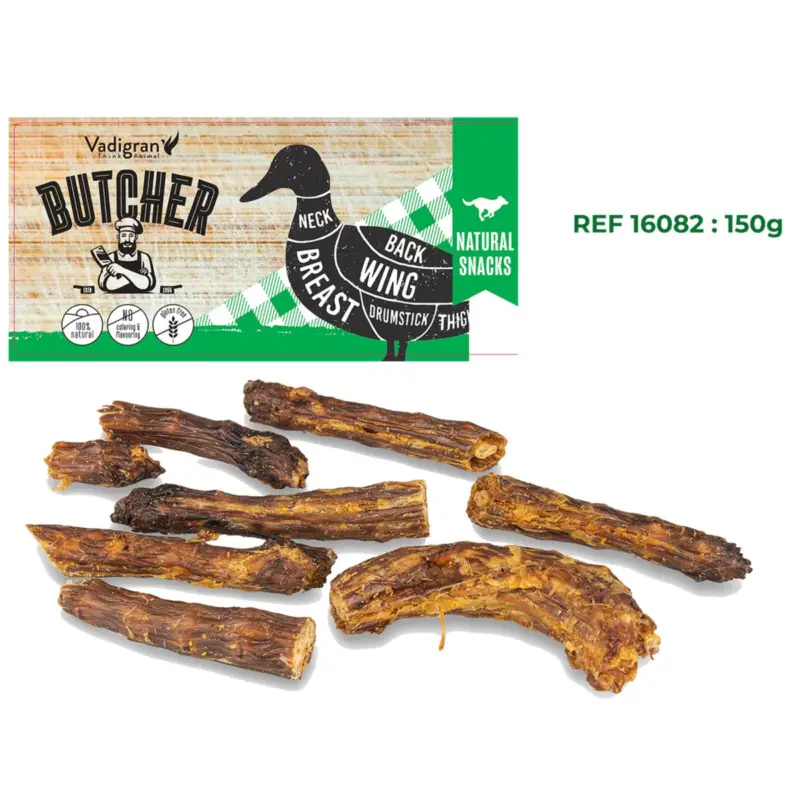 Vadigran Friandise pour chien cou de canard 150g Vente Flash