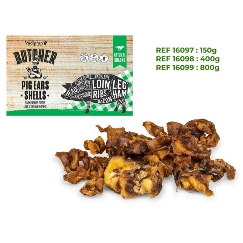Vadigran Friandise pour chien lobe d&rsquo;oreille de porc 150g Offre Limitée