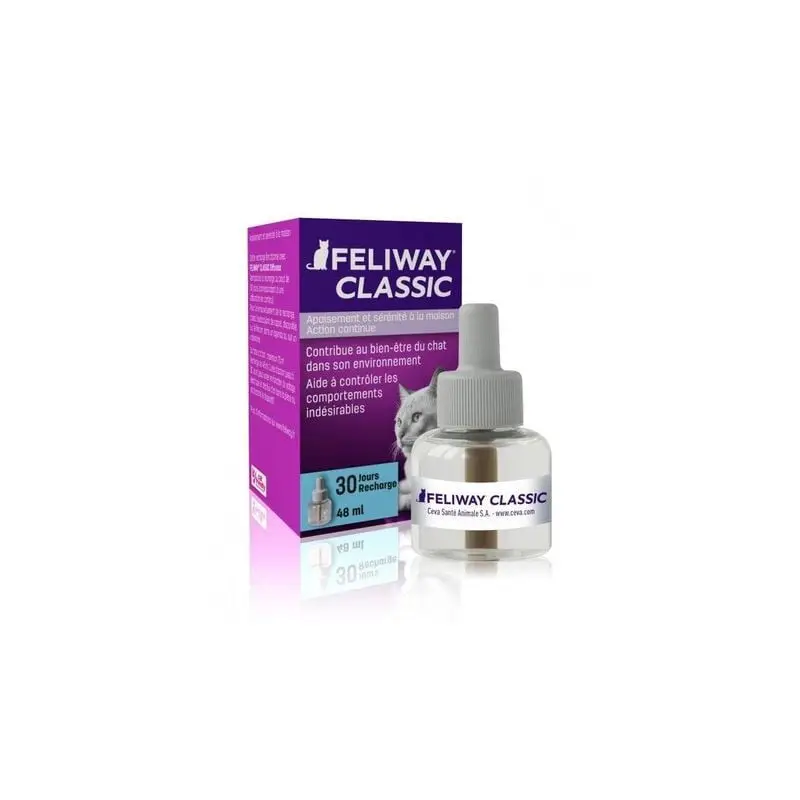 Dernière Chance FELIWAY Classic recharge anti-stress 48 ml pour chat 30 jours