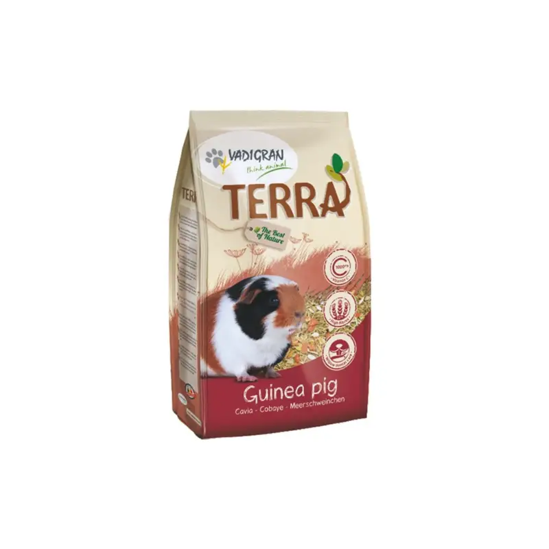 Alimentation cobaye Terra 2,25kg pour cobaye Réduction