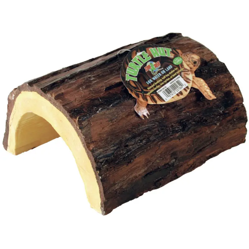 Offre Du Jour Caverne bois résine Zoomed turtle hut large pour tortue