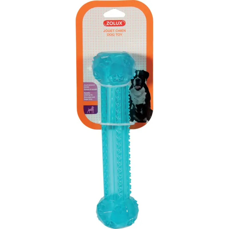 Jouet TPR stick Zolux Pop 25 cm turquoise pour chien Expédié Aujourd&rsquo;hui