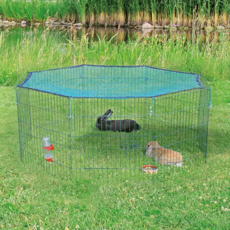 Enclos avec filet Trixie 150cmx57cm vert pour rongeur Solde