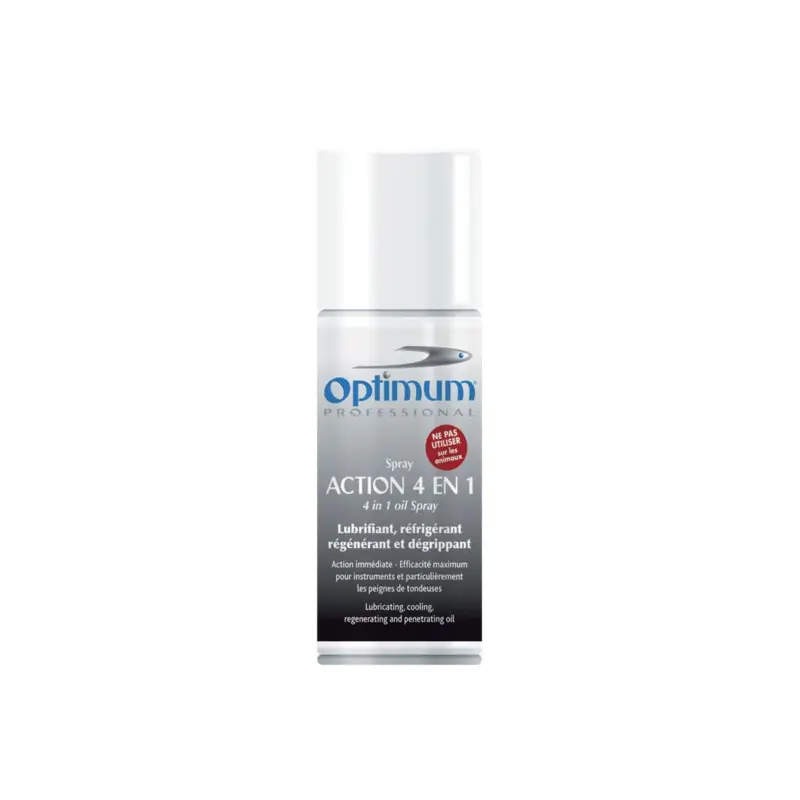 Spray entretien Optimum 4 en 1 pour tondeuse 150ml pour chien Certifié