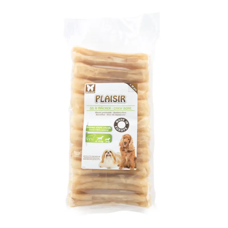 Martin Sellier Os pour chien buffle naturel 12cm x10 Satisfait Ou Remboursé