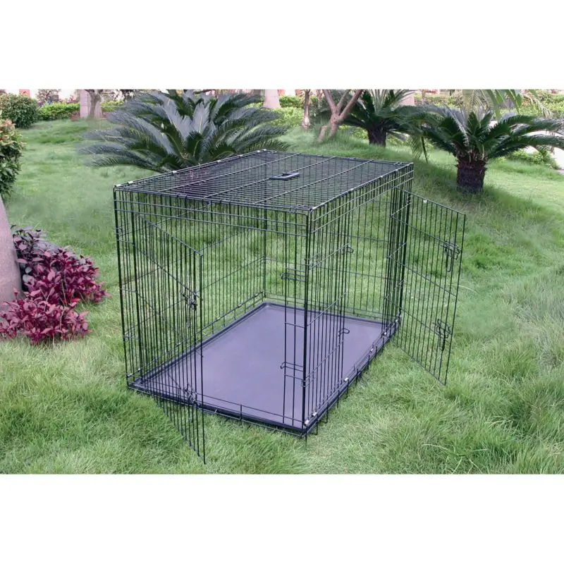 Cage Martin Sellier métallique pliable 62x44x51cm pour chien Solde