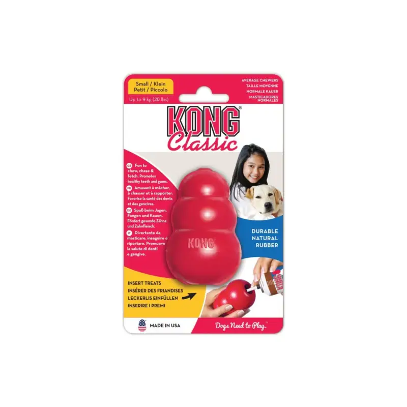 Jouet KONG classic S pour chien Meilleur Choix