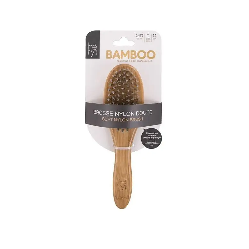 Brosse de toilettage Martin Sellier nylon bambou pour chien et chat Expédié Aujourd&rsquo;hui