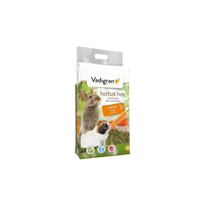 Foin de fleurs carotte Vadigran 500g pour rongeur Offre Du Jour