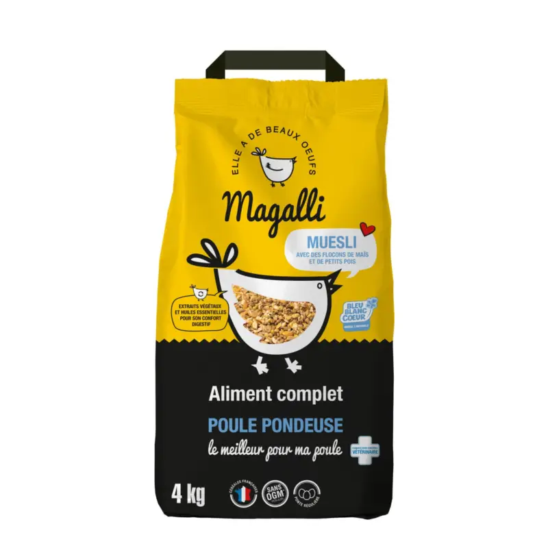 Petit Prix Aliment complet poule pondeuse Magalli 4kg pour poules