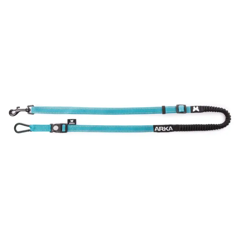 Produit De Marque Longe cani-cross nylon Martin Sellier bleu 20mm/1m30-2m20 pour chien
