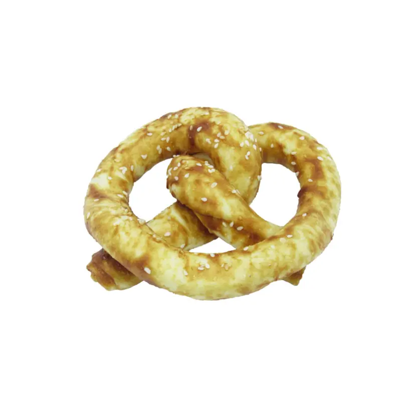 Bubimex Bretzel au poulet pour chien 13cm 90g Dernier Modèle