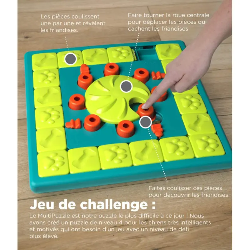 Produit De Marque Jeux d&rsquo;intelligence Nina Ottosson multipuzzle pour chien