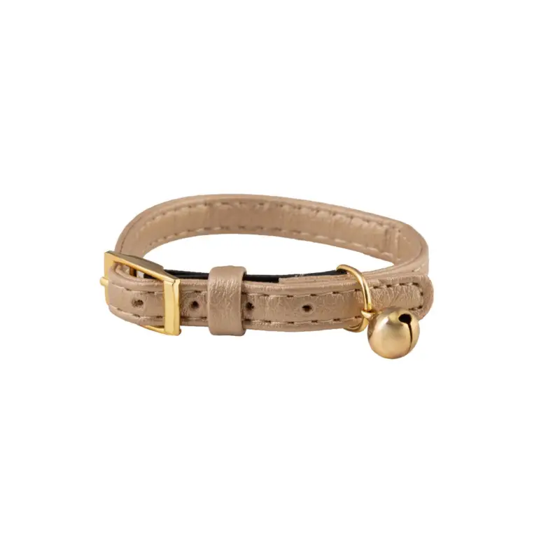 Collier Bubimex simili avec élastique beige pour chat Populaire