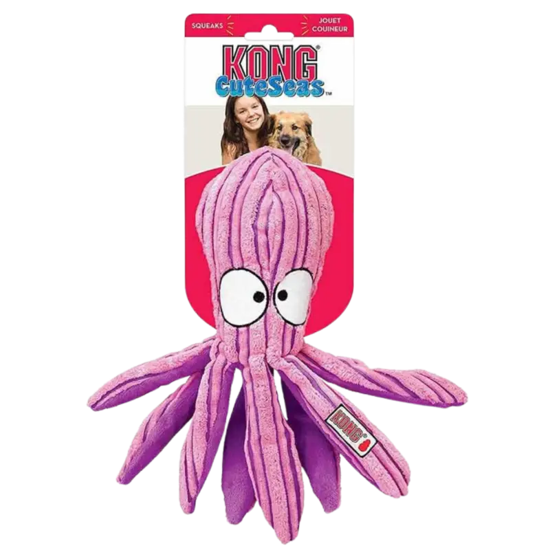 Prix Promo Jouet KONG Cuteseas Octopus taille L pour chien