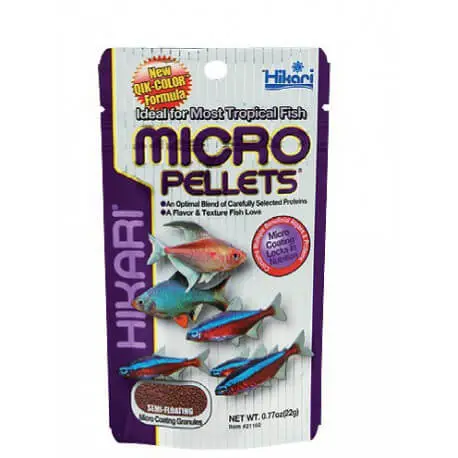 Hikari Micro Pellets 22gr – Nourriture Poissons Tropicaux Seulement Aujourd&rsquo;hui