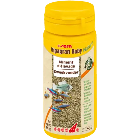 Promotion Sera Vipagran Baby Nature 50ml – Nourriture jeunes poissons