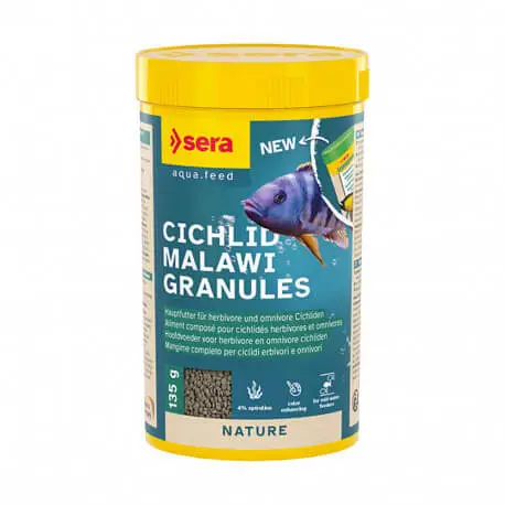 Bon Plan Sera granugreen Malawi Granules 250ml – Nourriture pour poisson herbivore