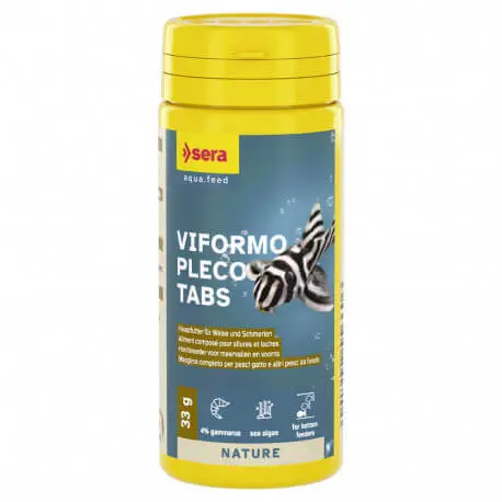 Sera Viformo Pleco Tabs 50ML – Pastilles poissons de fond Meilleur Choix