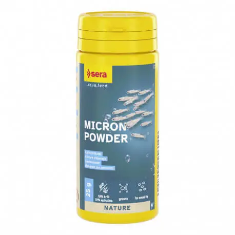 Sera Micron Powder 50ml – Nourriture alevins Offre Limitée
