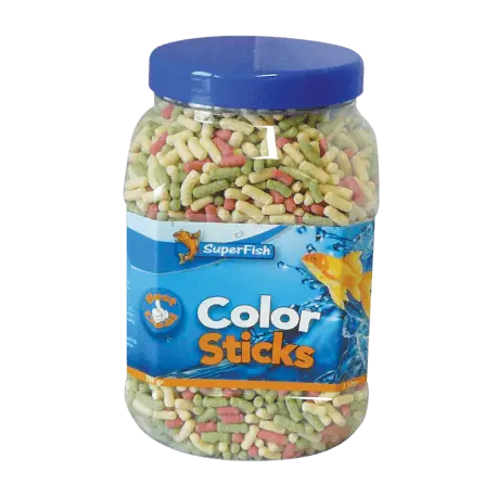 Usine Directe SUPERFISH COLOR STICKS 2 LITRES – Nourriture bassin