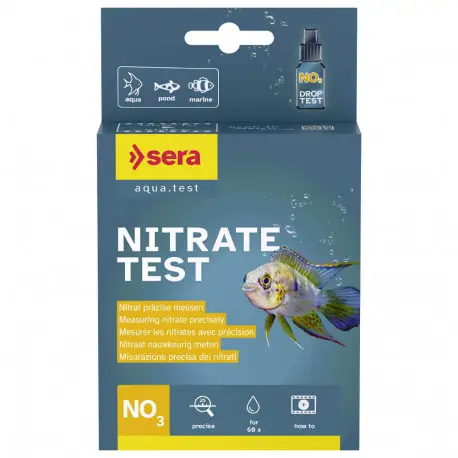 Certifié SERA Test NO3 – test nitrates aquarium