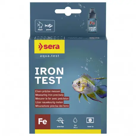Satisfait Ou Remboursé Sera Test Fe (Fer) – Test fer aquarium