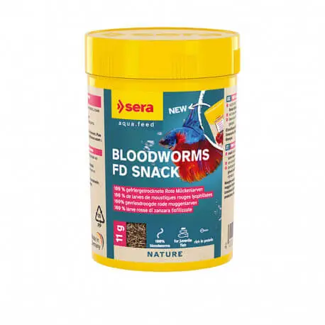 Commande En Gros Sera Bloodworms FD Snack 100ml – Nourriture poissons tropicaux