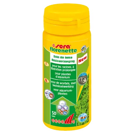 Sera Florenette A 50Tabs – Pastilles d&rsquo;engrais plantes aquarium Offre Spéciale