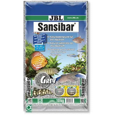 Acheter En Ligne JBL Sansibar Grey 10Kg – Sable pour Aquarium