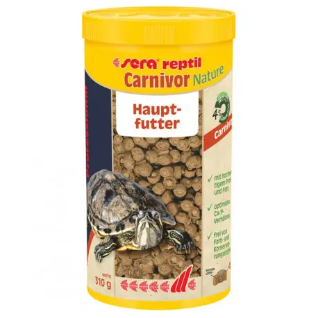 Sera Reptil Professionnal Carnivor 1l – Alimentation pour reptile et tortue Top Vente