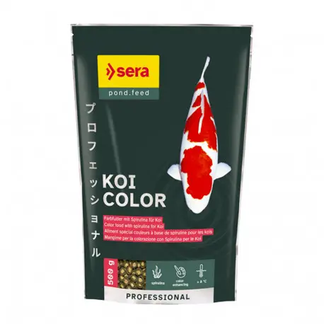 Sera Koi Professional color – 500gr – Nourriture Carpes Koïs Must-Have