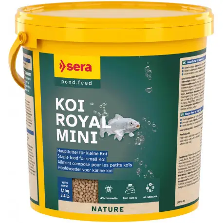 Sera Koi Royal Mini 3800ml – Nourriture carpes Koïs Usine Directe