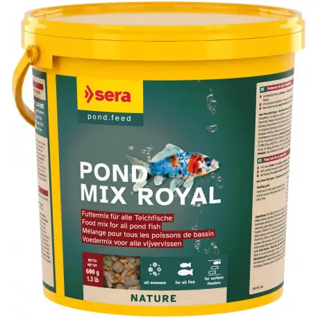 Sera Pond Mix Royal 3800ml – Nourriture complète pour poissons de bassin Promotion Saisonnière