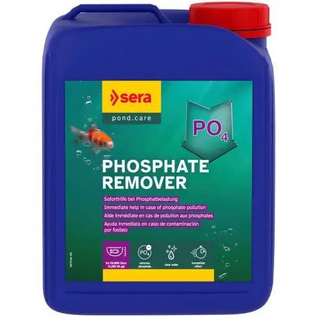 Prix Promo Sera Pond Phosphate Remover 5000ml – Anti-phosphate pour bassin