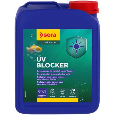 Solde Sera Pond UV Blocker (Bio Humin) 2500ml – Réduit les UV et les algues