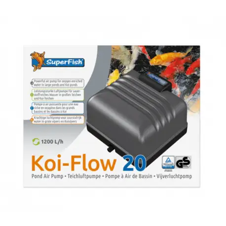 Livraison Express Superfish Koi Flow 20 – Compresseur d&rsquo;air pour Bassin