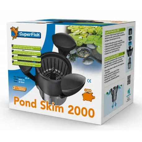 Expédié Aujourd&rsquo;hui Superfish Pond Skim 2000 – Skimmer flottant bassin
